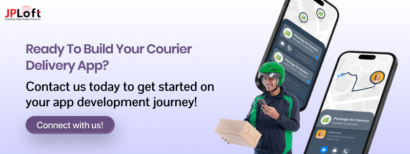 courier delivery app development